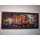 Bead Embroidery Kit on Art Canvas "Gold reflections"