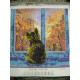 Bead Embroidery Pattern on Art Canvas "The Bright Sadness"