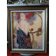 Bead Embroidery Kit on Art Canvas "Temptation"