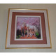 Bead Embroidery Pattern on Art Canvas "Horses In Love"