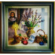 Bead Embroidery Pattern on Art Canvas "Easter story-2"