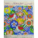 Bead Embroidery Pattern on Art Canvas "Twitter bird"