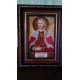 Mini Icon Bead Embroidery Kit on Art Canvas "St. Alexander"