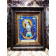 Icon Bead Embroidery Pattern on Art Canvas "Icon of the Mother of God «Ostrobramskaya»"