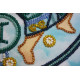 Bead Embroidery Kit on Art Canvas "Gemini"