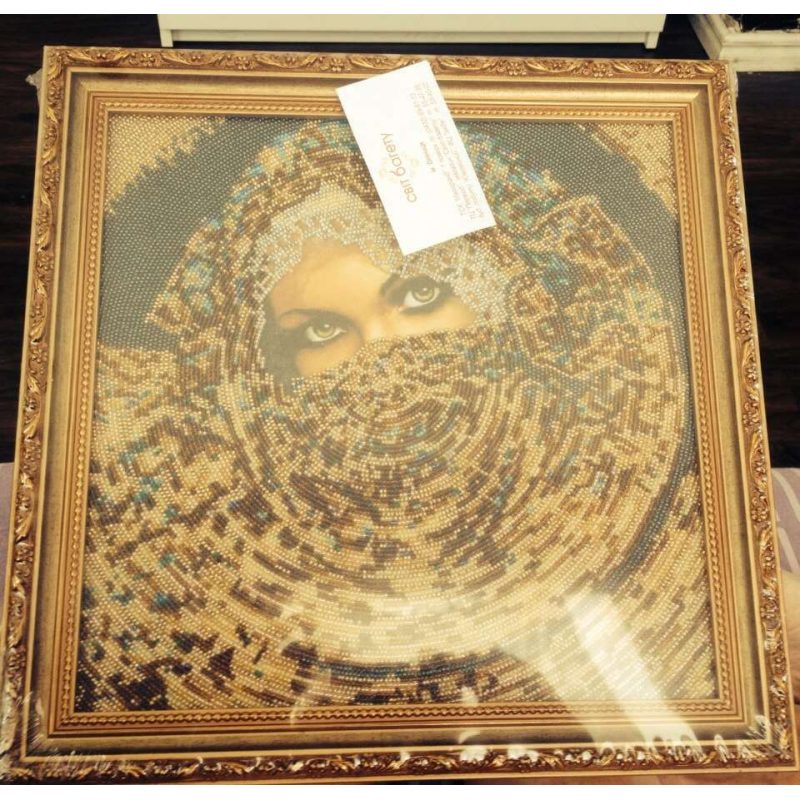 Bead Embroidery Kit on Art Canvas "Scheherazade"