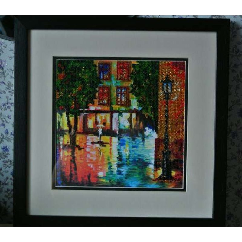 Bead Embroidery Pattern on Art Canvas "Autumn Fantasy"