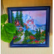 Bead Embroidery Pattern on Art Canvas "The Magic Castle"