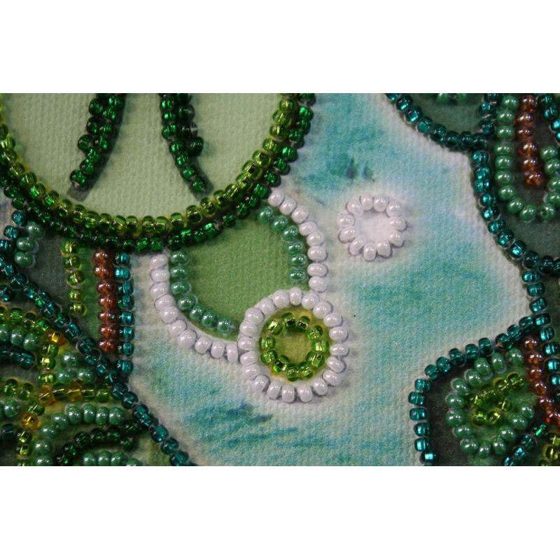 Bead Embroidery Kit on Art Canvas "Pisces"