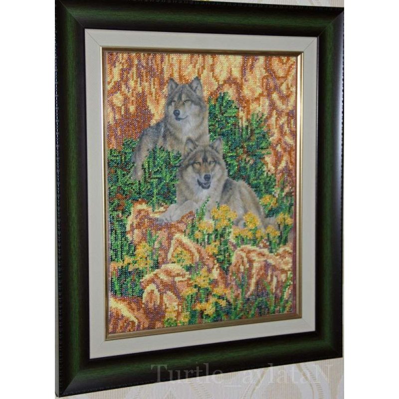 Bead Embroidery Kit on Art Canvas "Devotion"