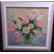 Bead Embroidery Kit on Art Canvas "Spring Lyrics"
