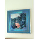 Bead Embroidery Kit on Art Canvas "The Four Elements – Water"