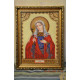 Icon Bead Embroidery Pattern on Art Canvas "St. Lydia"
