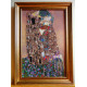 Bead Embroidery Kit on Art Canvas "The kiss"