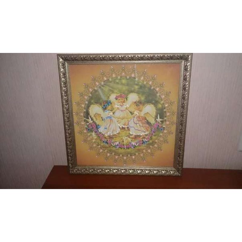 Bead Embroidery Kit on Art Canvas "Fairy-tale"