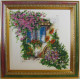 Bead Embroidery Pattern on Art Canvas "Pink Cloud"