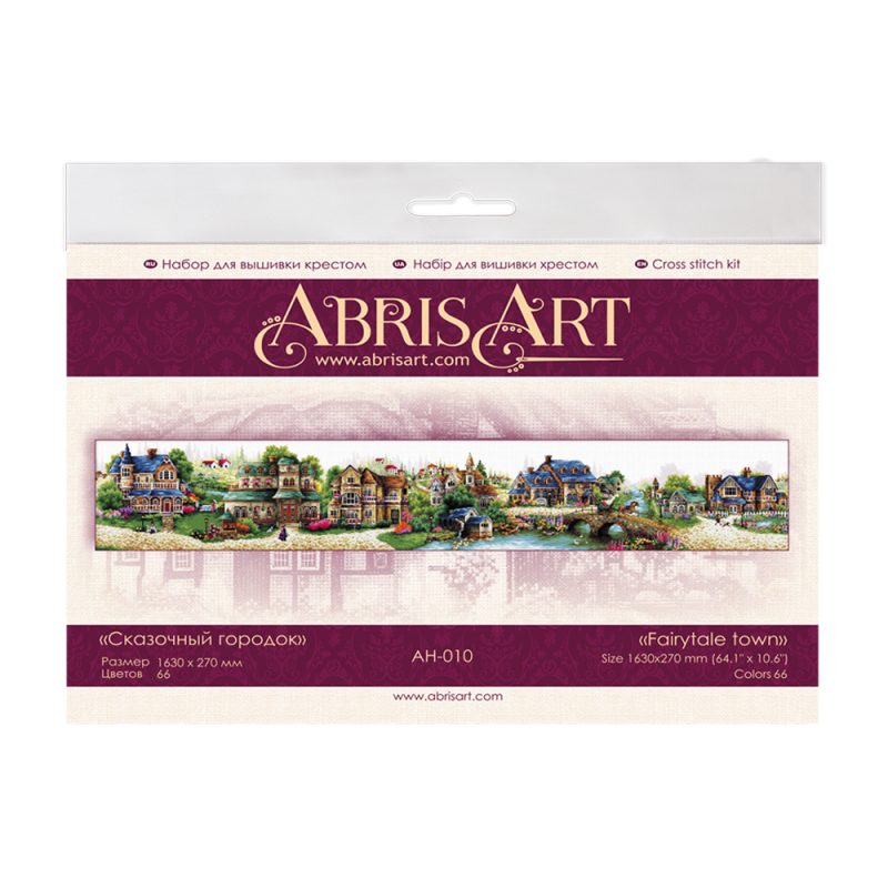 Cross Stitch Kit "Fairytale town"