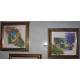 Bead Embroidery Pattern on Art Canvas "Pink Cloud"