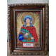 Mini Icon Bead Embroidery Kit on Art Canvas "St. Fotinia (Svetlana)"