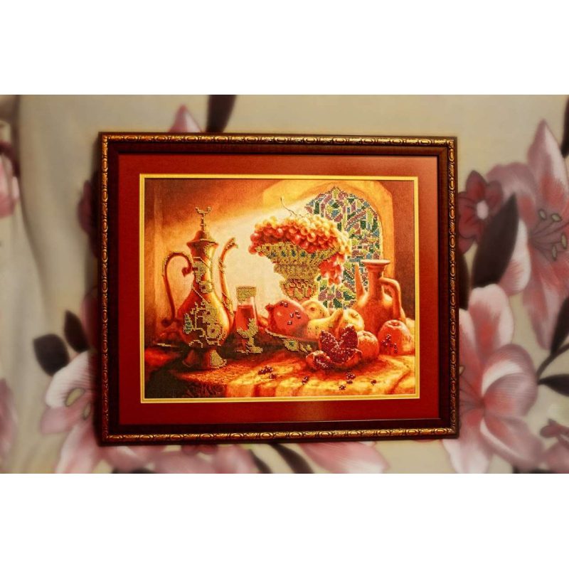 Bead Embroidery Kit on Art Canvas "Arjuna"