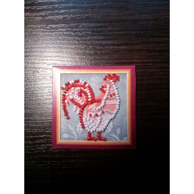 Mini Bead Embroidery Magnet Kit "Master of the yard"