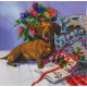 Bead Embroidery Pattern on Art Canvas "Idyll"