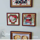 Mini Bead Embroidery Magnet Kit "I give you a flower"