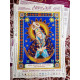 Icon Bead Embroidery Pattern on Art Canvas "Icon of the Mother of God «Ostrobramskaya»"