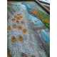 Bead Embroidery Pattern on Art Canvas "Rivals"