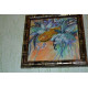 Bead Embroidery Pattern on Art Canvas "Winter Girl"