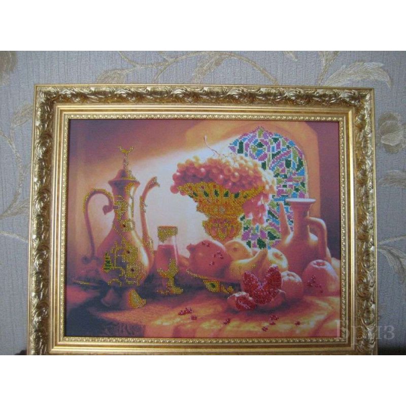Bead Embroidery Kit on Art Canvas "Arjuna"