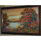 Bead Embroidery Kit on Art Canvas "Quiet Sunset"
