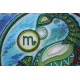 Bead Embroidery Kit on Art Canvas "Scorpio"