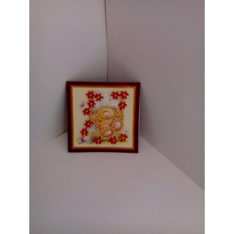 Mini Bead Embroidery Magnet Kit "Seesaw – 1"