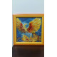 Bead Embroidery Pattern on Art Canvas "The Firebird"