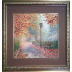 Bead Embroidery Pattern on Art Canvas "Transparent autumn"