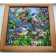 Bead Embroidery Pattern on Art Canvas "Morning Forest"