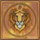Bead Embroidery Kit on Art Canvas "Leo"