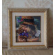 Bead Embroidery Pattern on Art Canvas "My Favourite Toy"