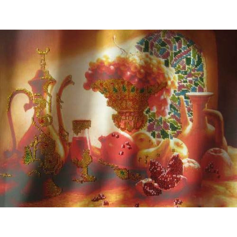 Bead Embroidery Kit on Art Canvas "Arjuna"