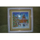 Bead Embroidery Pattern on Art Canvas "Winter Tale"