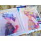 Bead Embroidery Kit on Art Canvas "Elizabeth"