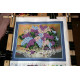 Bead Embroidery Kit on Art Canvas "Lilacs"