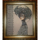 Bead Embroidery Kit on Art Canvas "Morgana"