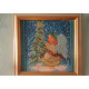 Bead Embroidery Pattern on Art Canvas "The Christmas Star"