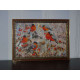 Bead Embroidery Kit on Art Canvas "Bullfinches"