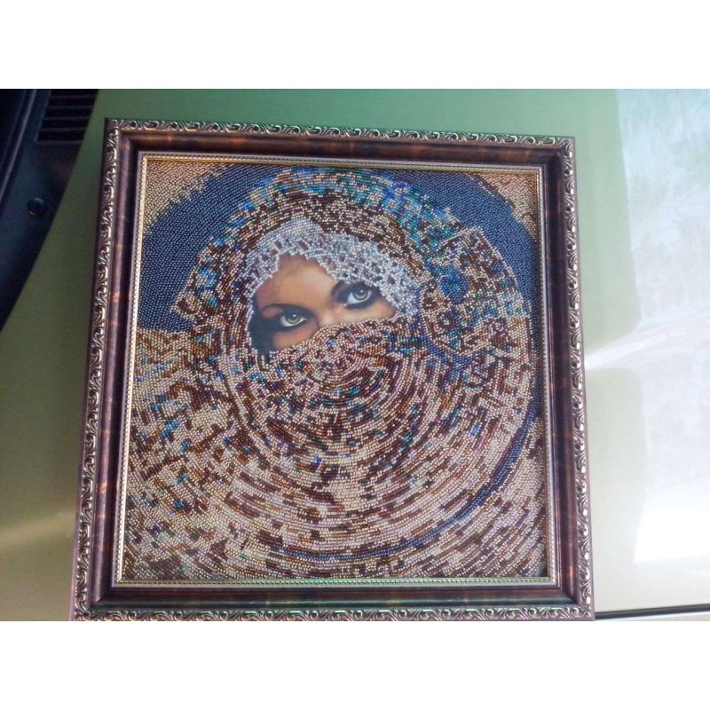 Bead Embroidery Kit on Art Canvas "Scheherazade"