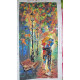 Bead Embroidery Kit on Art Canvas "Colour mood"