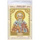 Icon Bead Embroidery Pattern on Art Canvas "St. Miron"