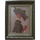 Bead Embroidery Kit on Art Canvas "Elizabeth"